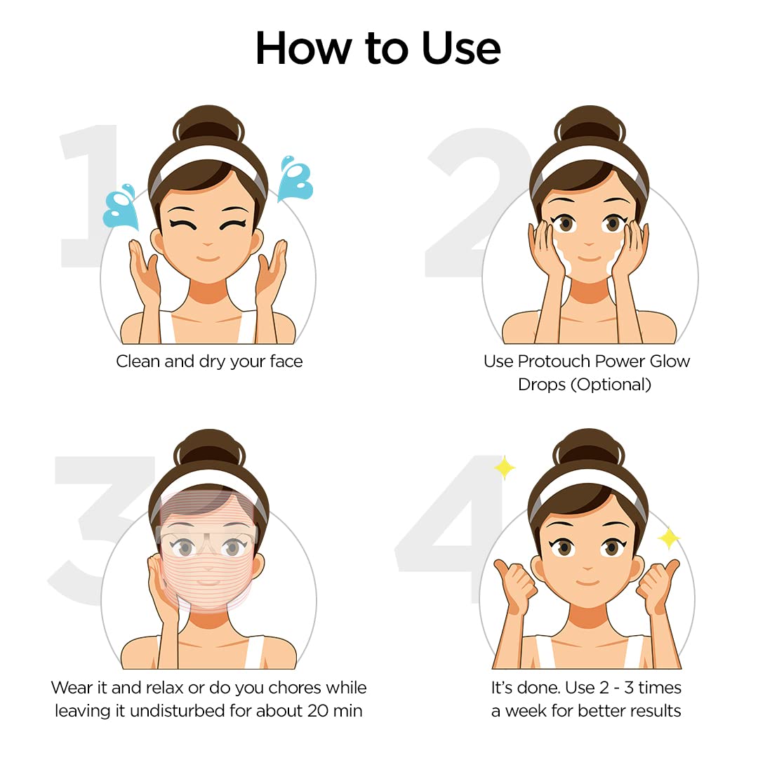 ANTI AGEING LED FACE MASK FOR FAIRER GLOWING SKIN