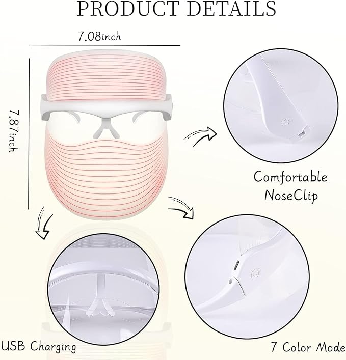 ANTI AGEING LED FACE MASK FOR FAIRER GLOWING SKIN