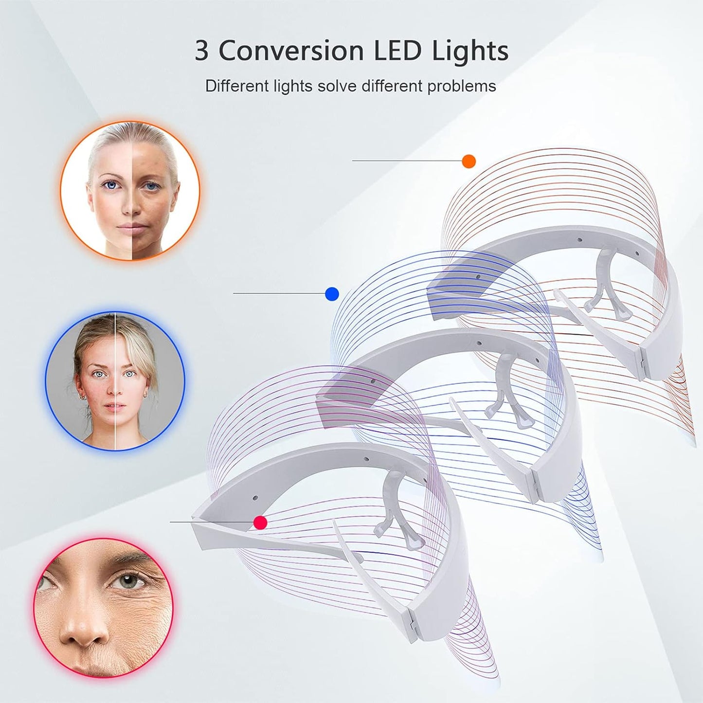 ANTI AGEING LED FACE MASK FOR FAIRER GLOWING SKIN