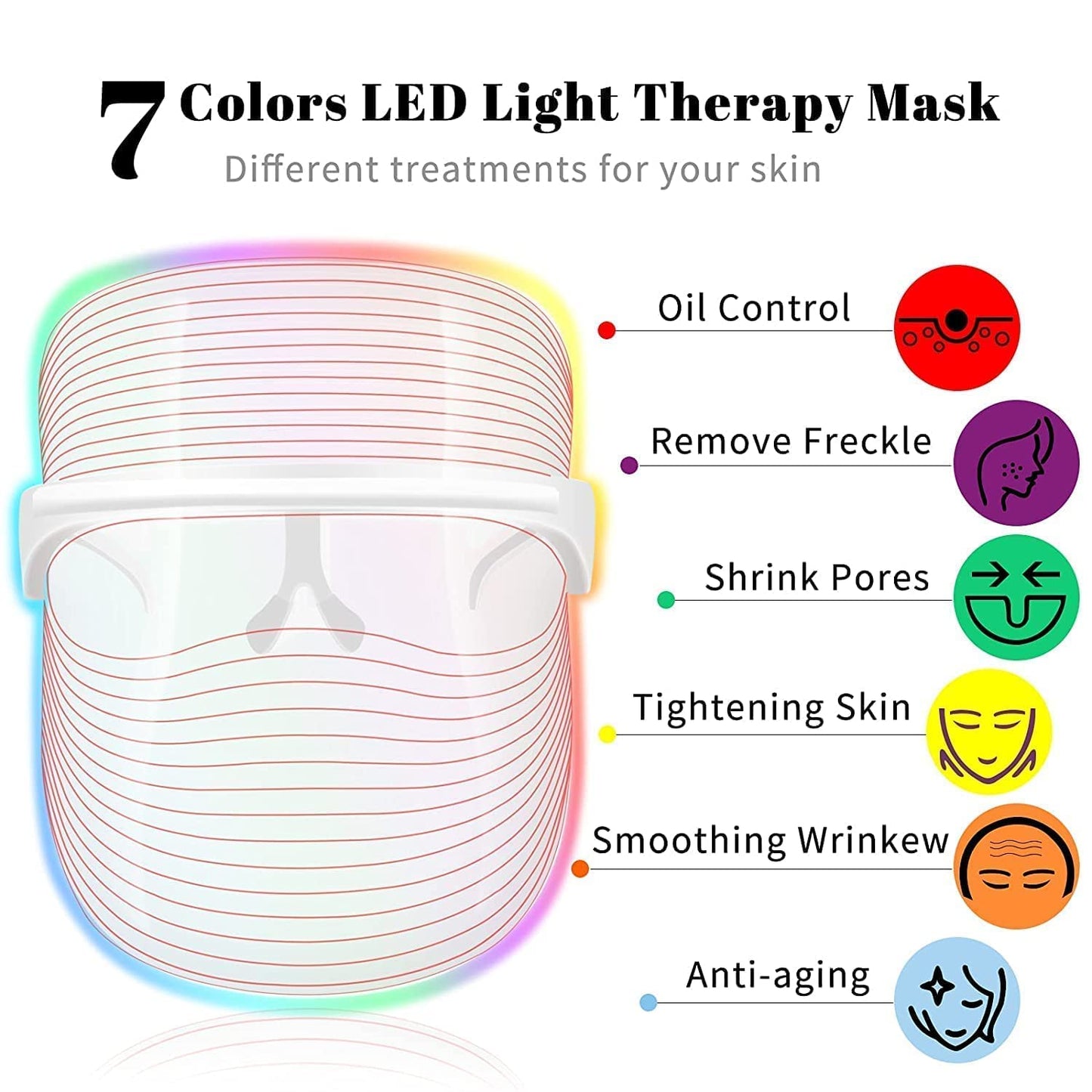 ANTI AGEING LED FACE MASK FOR FAIRER GLOWING SKIN