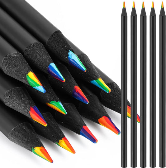 Rainbow Pencil Set for Drawing & Coloring.